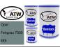Preview: Opel, Fehgrau 7000, 685: 500ml Lackdose + 500ml Klarlack + 250ml Härter - Set, von ATW Autoteile West.
